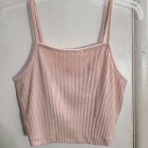 Pink crop top